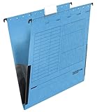 25 FALKEN Hängetaschen UNIREG / blau / DIN A4 / 230 g/m²
