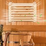 Langlebige, sichere und zuverlässige Sauna-Lüftungsplatte Exquisite Verarbeitung Holz zum Dämpfen der Sauna zu Hause 100% nag