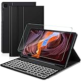 Sross-TEC Tastatur für Samsung Galaxy TAB S6 LITE,Galaxy TAB S6 LITE 10.4 Tastatur,Kabellose Bluetooth QWERTZ Samsung Galaxy TAB S6 LITE 10.4 Zoll 2020 SM-P610/P615 Tastatur Hülle mit Panzerg