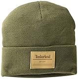 Timberland Herren Short Watch Cap Winter-Hut, laubgrün, Einheitsgröß