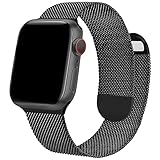 Compatible with Apple Watch Bands 38mm 40mm ONELANKS Magnetic Watch Bands with Double-sided magnetic Mesh Stainless Steel Strap for iWatch Series 6 5 SE 4 3 2 1 for Women M