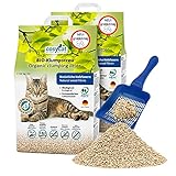 COSYCAT Klumpendes Bio-Katzenstreu aus Holz GROB [Limited Edition] – 40 l – in der Toilette entsorgbar – Klumpstreu pflanzlich - H