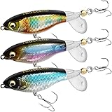 TRUSCEND Angelköder Kunstköder Fische Angeln Set Hecht Zander Forellen Köder Swimbait Wobbler Langsam Sinkend Süßwasser Salzwasser Angelset Angeln Geschenk für M