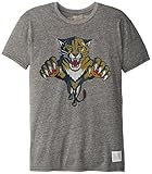 Original Retro Brand NHL Florida Panthers T-Shirt, kurzärmelig, Streaky Grey, Größe S (US)