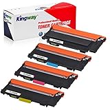 Kingway 117A Tonerkartuschen Ersatz für HP 117A W2070A W2071A W2072A W2073A für HP Color Laser 150a 150nw MFP 178nwg 179fwg (mit Chip, Schwarz Cyan Gelb Magenta, 4er-Pack)