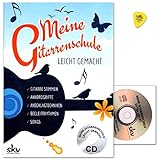 Meine Gitarrenschule leicht gemacht - mit CD und Dunlop Plek - Akkordgriffe, Anschlagtechniken, Begleitrhythmen, Songs beg