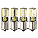 4 Stück, 1156 LED Lampe 12V Kaltes Weiß 6000K 500LM für Outdoor-Landschaft Beleuchtung