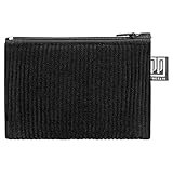 PP-BERLIN Etui small Cord schwarz | handmade & vegan | Mini-Geldbörse | Cord Geldbeutel | g