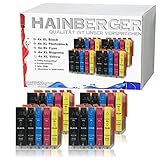 20x Hainberger XXL Patronen kompatibel zu Canon PGI-550 XL + CLI-551 für Pixma IP-7250 IX-6850 MG-5450 MG-5550 MG-5650 MG-5655 MG-6450 MG-6650 MX-725 MX-925