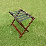 WY-YAN HZR Gepäckträger für Hotelzimmer, faltbar, Massivholz, Koffer-Halter, Gepäckträger, Regal, Koffer-Rucksack