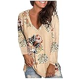 Tunika für Damen Damen Sport Langarmshirt Rundhals Crop top t-Shirts schnell trocknend bauchfrei Sportshirt atmungsaktiv Training Gym Yoga Oberteile Yoga Kleidung Damen t(#T-Shirts-220118+34-A26, S)