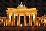 DGSJH Deutschland Brandenburger Tor Berlin Puzzle für Erwachsene 1000 Stück Papier Reisegeschenk Souvenir38x26