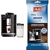 Melitta Caffeo Passione OT, Kaffeevollautomat mit Milchbehälter, One Touch Funktion & Filterpatrone für Kaffeevollautomaten | Pro Aqua | Vorbeugung von Verkalkung | Einfache Anwendung | 1