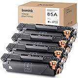 BONINK Kompatibel HP 85A CE285A Druckerpatronen für HP Laserjet P1102W M1212NF MFP M1132 M1210 M1130 M1217NFW,4 Schwarz Tonerp