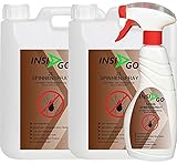 INSIGO 2x2L + 500ml Anti-Spinnen-Spray - Spinnen bekämpfen - Auf Wasserbasis & g