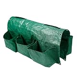 ALEOHALTER Wand-Pflanztasche zum Aufhängen, mit 6 Taschen, 68 x 68