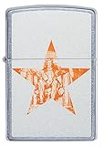 Zippo – Tom Clancys The Division 2, Chrome Brushed – Benzin Sturm-Feuerzeug, nach-füllbar, in hochwertiger Geschenkbox, silber, normal, 60005605