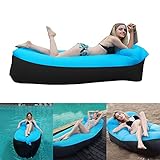 Modrad Aufblasbares Sofa Outdoor Luftsofa Wasserdicht Air Sofa Couch Strandsofa Luftsack Strand mit Tragebeutel für Camping und G