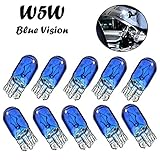10x Jurmann W5W 12V T10 W2.1x9x5d hell Weiß Innenbeleuchtung Kofferraumbeleuchtung Handschuhfachbeleuchtung Türbeleuchtung Einstiegbeleuchtung Ersatz Halogen Auto Lampe E-geprü