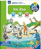 Wieso? Weshalb? Warum? aktiv-Heft: Im Zoo: Mit Stickern und Bastelbogen. Malen, Rätseln, B