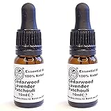 Mottenschutz im Kleiderschrank 100% REINES ÖL 2 Stück gegen motten im schrank (Mischung: Zeder, Patschuli, Lavendel) Natural Moth Repellent OilNatural Moth Repellent Oil 100 (Lavender Cedar Patchouli)