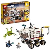 Lego 31107 Creator 3in1 Planeten Erkundungs-Rover, Raumschiff mit Roboter, Astronauten und Alien Figur, Weltraum-Spielzeug