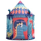 GudGmtoy Kinder-Zelt, Spielhaus, tragbar, für Kinder, Dinosaurier-Muster, Indoor/Outdoor, Camping, Zelte, Säuglings-Spielhaus, Gartenzelt mit Tragetasche, Geschenk für Jungen und M