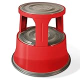 Office Marshal Rollhocker | Elefantenfuß | Stahl | TÜV + GS geprüft | R