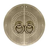 ZGJYSP Antiker Türgriff，Vintage Bronzeguss Heavy Duty Robuster Langlebiger Türklopfer Türhebel Ideal für Gartenmöbel Scheunentürklopfer für Haustü