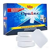 50x Oputec Kaffeevollautomaten Entkalker Tabs: Für Kaffeemaschinen, Espressomaschinen - Entkalker-Tabletten/Entkalkungs-Tabletten - Universell einsetzbar: Jura, Senseo, Siemens, Tassimo, Delong