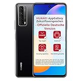 HUAWEI P smart 2021 Dual SIM Smartphone (16,94 cm - 6,67 Zoll, 128 GB interner Speicher, 4 GB RAM, Android 10 AOSP ohne Google Play Store, EMUI 10.1) midnight black + 5 EUR Amazon G