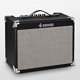 Donner DA-20 Electric Guitar Amplifier, E-Gitarrenverstärker mit 8'-Lautsprechern, Gitarre Verstärker mit cleanem und verzerrtem Zweikanal-Sound Schaltungsdesig