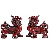 Buddha Statue Feng Shui Lucky Paar von PI YAO/PI XIU REALTS Porserparity Statue Feng Shui Dekoration B