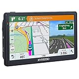 Navigationsgerät,GPS Navi Navigation-Auto LKW PKW 7 Zoll Navigationsgerät 8G 256M Sprachführung Blitzerwarnung POI Lebenslang Kartenupdate Fahrspurassistent UK EU