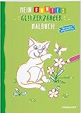 Mein buntes Glitzerzauber Malbuch (Katze): Mit bunten Glitzerkonturen (Malbücher und -blöcke)