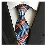 CHHNGPON Brosche Mens 100% Krawatte Geometrisches Muster Klassische Krawatte for Mann Business Beiläufiges Strickmänner Krawatten (Color : Y-89)