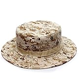 NYSJLONG Herrenhüte Hut Militär Tarnung Eimer Hüte Armee Jagd Outdoor Wandern Fischen Sonnenschutz Fisherman Cap Tactical M