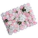 XEWNEGTZI Kunstblumen-Wandschutz, Sichtschutz-Hecke, für Innen- und Außenbereich, Hintergrunddekoration (60 x 40 cm), 22 Stück