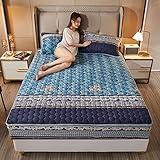 HAIBA Matratzen-Bett-Schoner mit Spannumrandung |Auch für Boxspring - Betten und Wasser - Betten geeignet | Microfaser | 100% Polyester | Matratzen-Auflage,48x74CM/2PCS