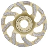 PRODIAMANT Profi Diamant-Schleiftopf TURBO 125 mm x 22,2 mm Diamantschleiftopf PDX82.918 Beton N