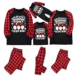 Weihnachtspyjama-Set Christmas-Pyjama-Langarm Damen Herren Junge Mädchen Baby Familie Weihnachts Schlafanzug, Weihnachten Geschenke für Frauen, Männer, Pärchen, Eltern, Paare, F