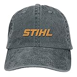 N A Baseball Caps Unisex Baumwolle Cowboy Hut St-Ihl Logo Einstellbare Sport Cap Mode Retro Baseball Cap Street Basketball Schw