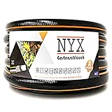 Gartenschlauch 1' NYX Premium 10 Jahre Garantie 4 lagig Wasserschlauch Bewässerungsschlauch schwarz/orange (50)