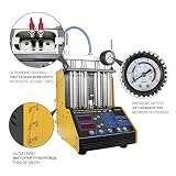 Autool 220v Injektoren Reiniger Prüfer Ultraschall Benzin KFZ Auto, CT-150 Auto Injektoren Reiniger Diesel Injektor Prüfgerät Tester Benzin Werkzeug, 4 Zylinder, für einige M