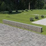 MUSEVANE Gabionenwand mit Abdeckung Verzinkter Stahl 600×30×50