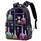 Wissenschafts-Labor, Zeichen-Konzept, Rucksäcke, Büchertaschen, Tagesrucksack, Reise, Schule, Uni, Tasche für Mädchen und Jung