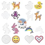 Bügelperlen Platten 8 Stück Bügelperlen Stiftplatte Bügelperlen Schablonen Kleine Bügelperlen Vorlagen Steckplatten Set Stiftplatte Stiftplatten Für Bügelperlen Mit Bunten Papiervorlagen 8 Muster 5