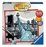 Ravensburger 28461 - Malen nach Zahlen Erwachsene New York - DIY Malen nach Zahlen für Erwachsene und Kinder ab 12 Jahren, Malset mit Leinw