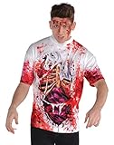 Amscan 846364-55 - Blutiges T-Shirt, Oberteil mit Innereien-Motiv, für Halloween und Karneval, Horror, Zomb