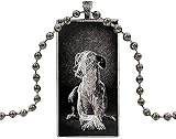 Halskette Frauen Halskette Männer Geschenk Lange Kette Halskette Mit Rechteckiger Hund Halskette Schmuck G